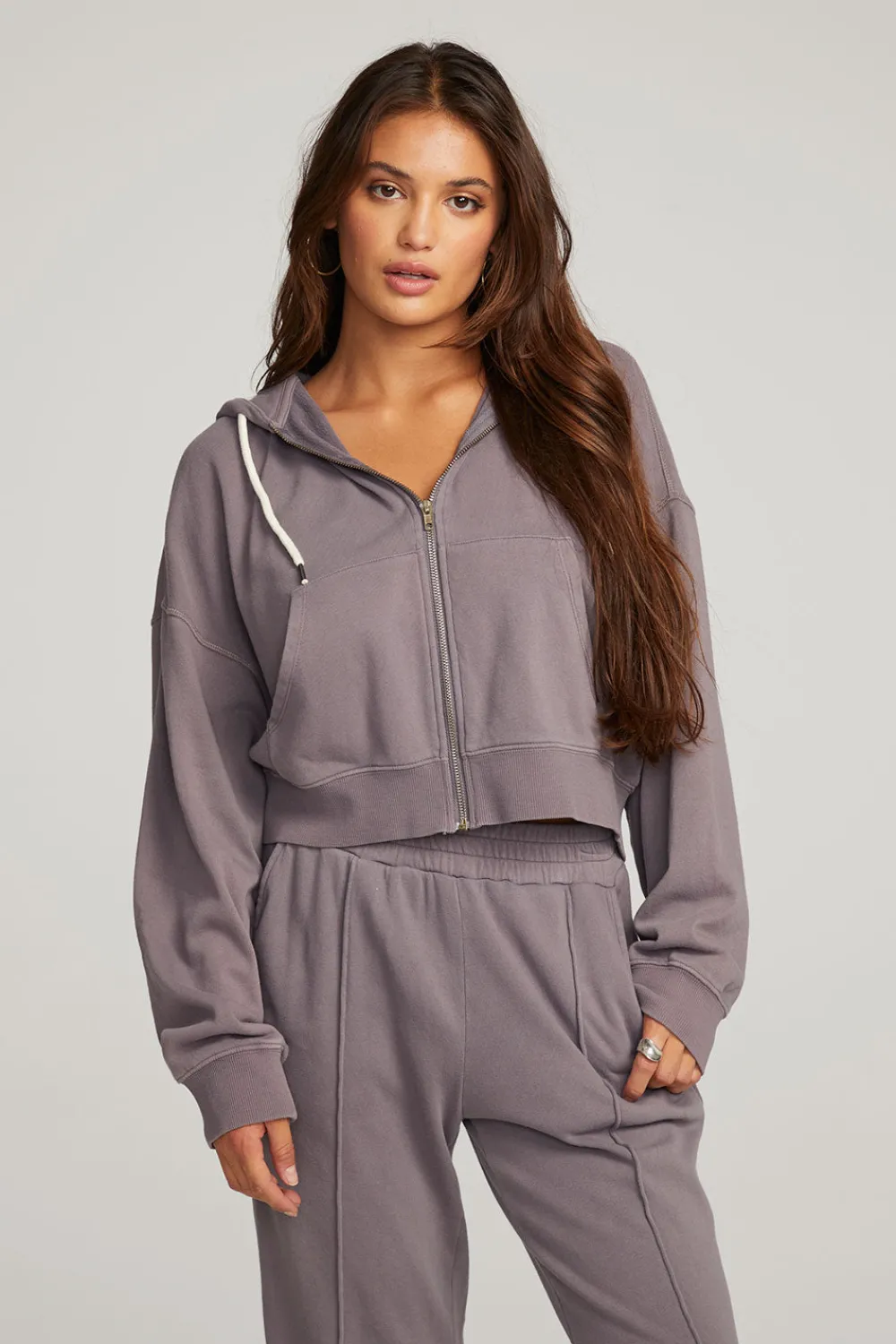 Sale Abilene Purple Sage Zip Up Hoodie Women Outerwear|Loungewear