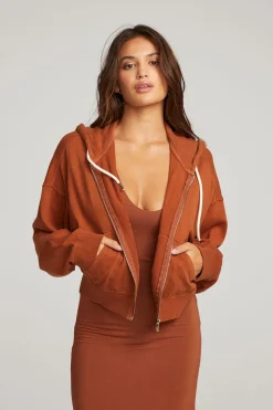 Cheap Abilene Whiskey Zip Up Hoodie Women Outerwear|Loungewear
