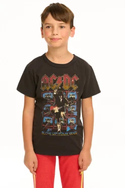 Best AC/DC Blow Up Your Video Tee Women/Kids/BOY Boys|Music
