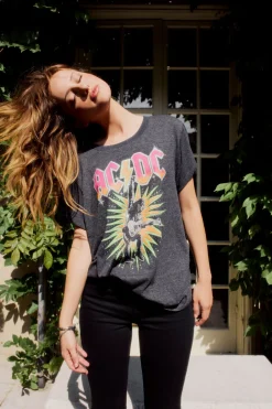Outlet AC/DC Let There Be Rock Tee Women Music|Tops