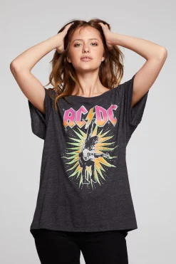 Outlet AC/DC Let There Be Rock Tee Women Music|Tops