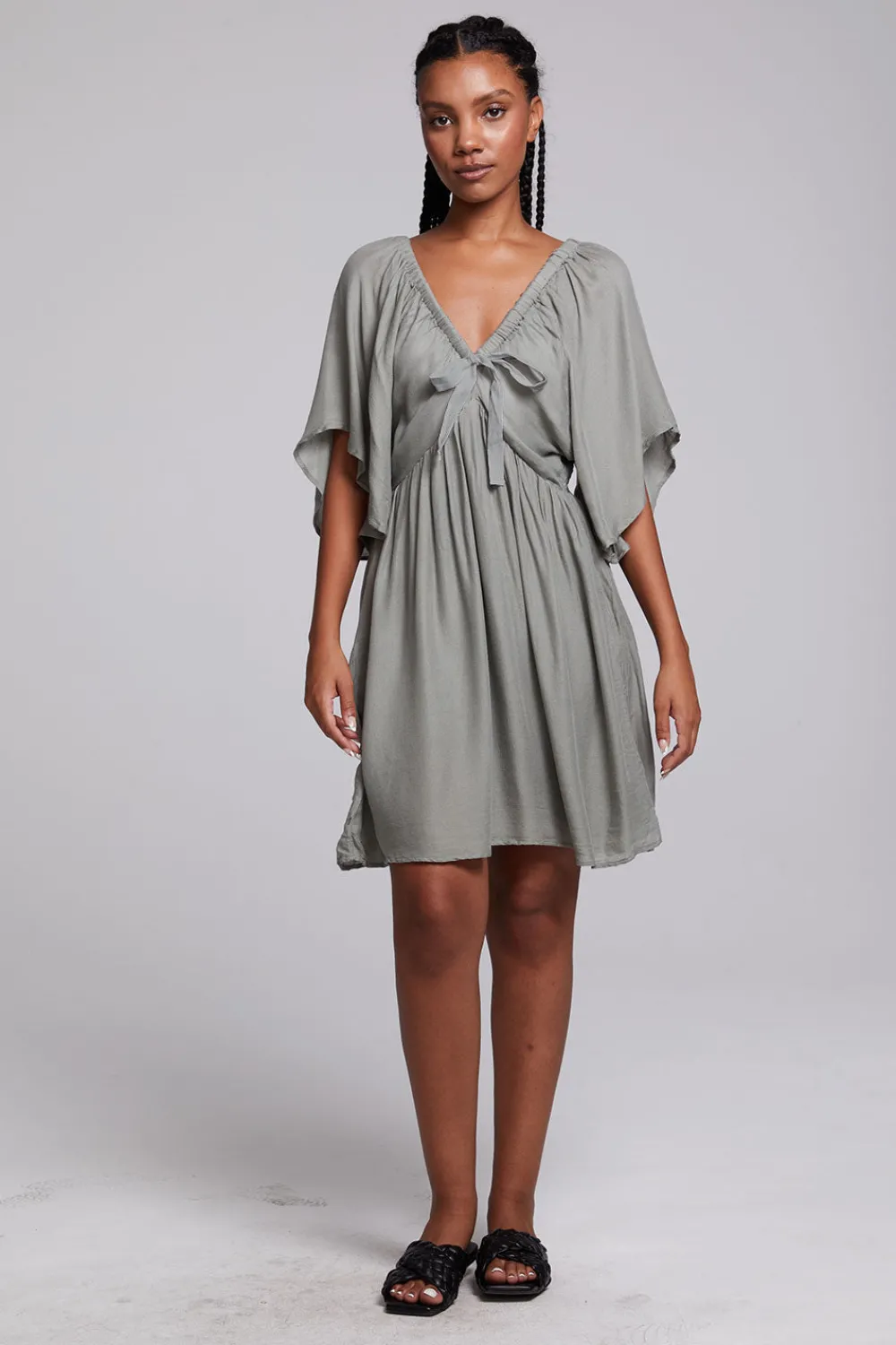 Hot Adele Sage Mini Dress Women Loungewear|Dresses