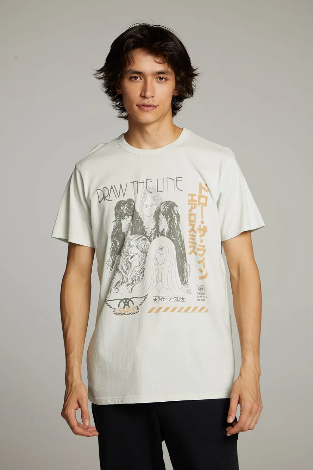 Cheap Aerosmith Draw The Line Crew Neck Tee Women Tops|Music