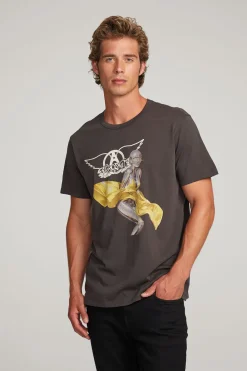 Cheap Aerosmith Just Push Play Mens Tee Women Tops|Music