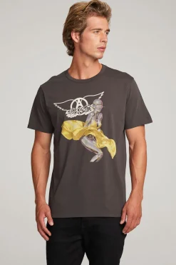 Cheap Aerosmith Just Push Play Mens Tee Women Tops|Music
