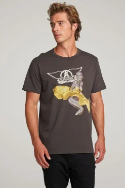 Cheap Aerosmith Just Push Play Mens Tee Women Tops|Music