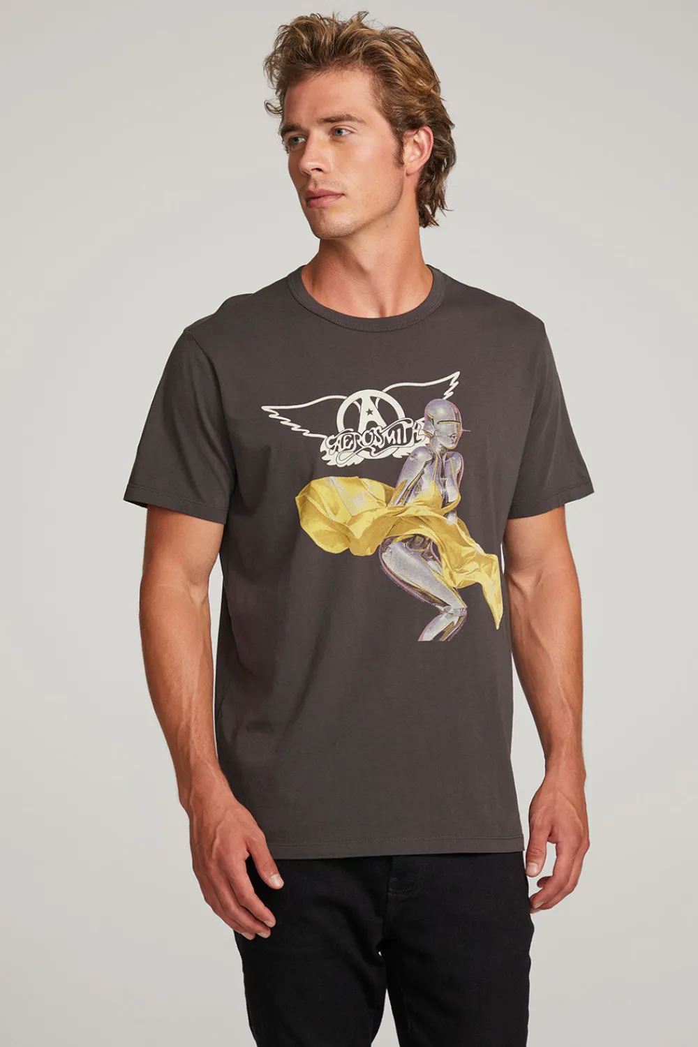 Cheap Aerosmith Just Push Play Mens Tee Women Tops|Music