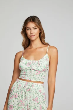 Outlet Alana Tank Top - Grass Daisy Floral Women Loungewear|Tops