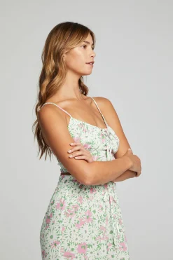 Outlet Alana Tank Top - Grass Daisy Floral Women Loungewear|Tops