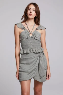 Fashion Alessia Sage Blouse Women Loungewear|Tops