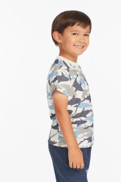 New All Over Camo Shark Boys Tee Kids/BOY Boys