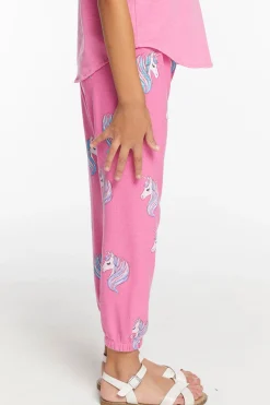 Cheap All Over Unicorn Girls Cozy Knit Sweatpant Kids Girls