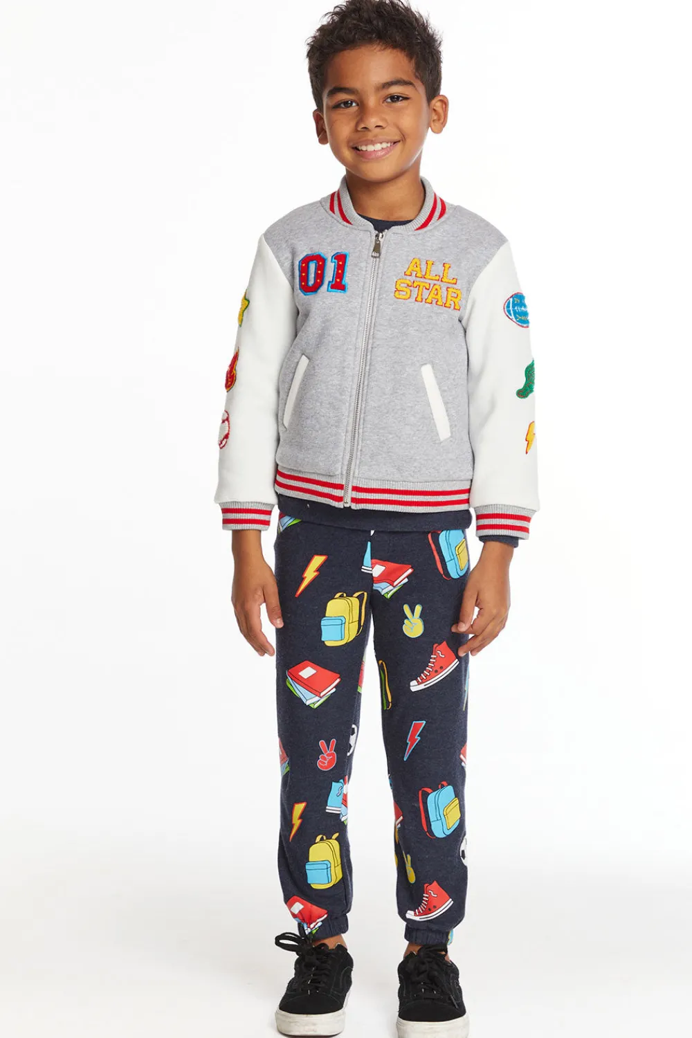 Hot All Star Varsity Patches Boys Jacket Kids/BOY Boys