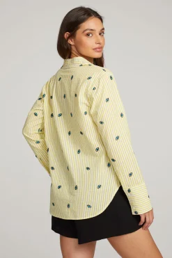 Online Allover Eye Button Down Women Loungewear|Graphics