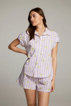 Cheap Allover Lemons Shirt Women Loungewear|Graphics