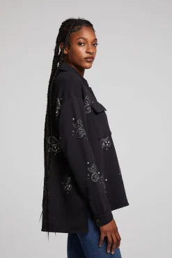 Sale Allover Paisley Button Down Women Loungewear|Graphics
