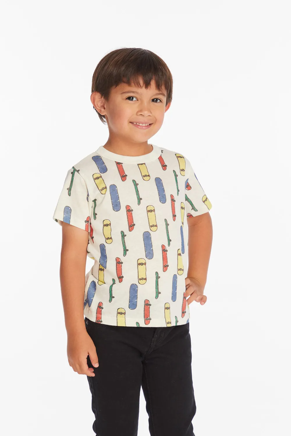 Outlet Allover Skateboard Boys Tee Kids/BOY Boys