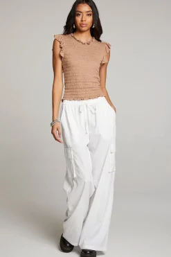 Outlet Ann Warm Taupe Blouse Women Loungewear|Tops
