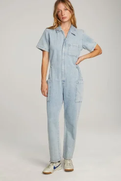 Flash Sale Ashland Classic Blue Jumpsuit Women Loungewear|Bottoms