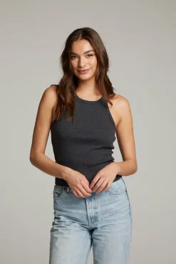 Outlet August Black Tank Top Women Loungewear|Tops