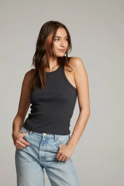 Outlet August Black Tank Top Women Loungewear|Tops