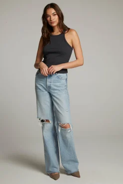 Outlet August Black Tank Top Women Loungewear|Tops