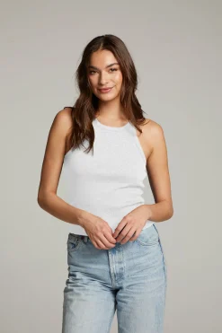 Discount August White Tank Top Women Loungewear|Tops
