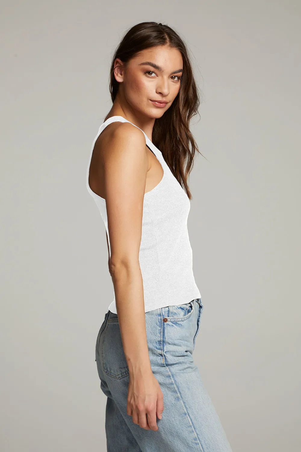 Discount August White Tank Top Women Loungewear|Tops