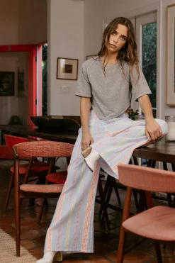 Fashion Bari South West Beach Stripe Trouser Women Loungewear|Bottoms