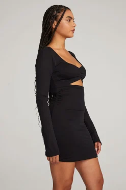 Flash Sale Bay Licorice Mini Dress Women Loungewear|Dresses