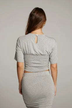 Online Bayside Heather Grey Tee Women Loungewear|Tops