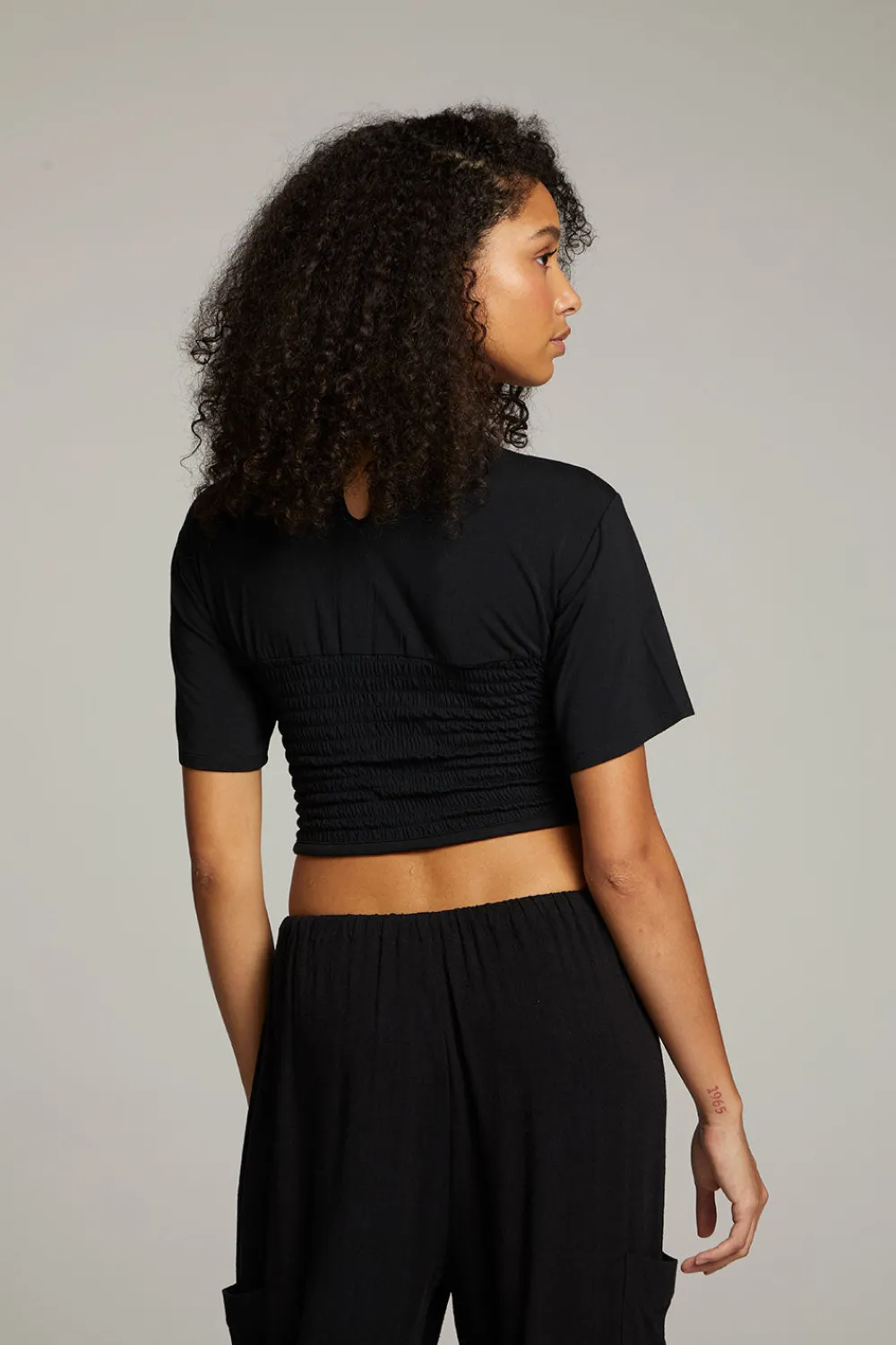 New Bayside True Black Tee Women Loungewear|Tops