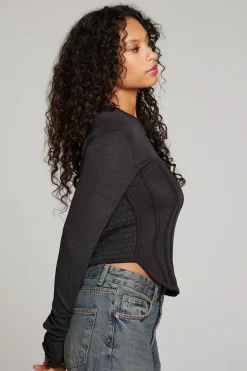 Discount Baysidee Licorice Long Sleeve Women Loungewear|Tops