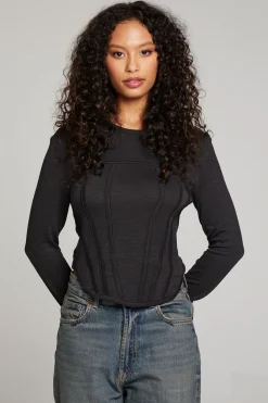 Discount Baysidee Licorice Long Sleeve Women Loungewear|Tops
