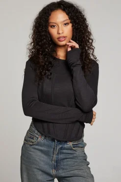 Discount Baysidee Licorice Long Sleeve Women Loungewear|Tops