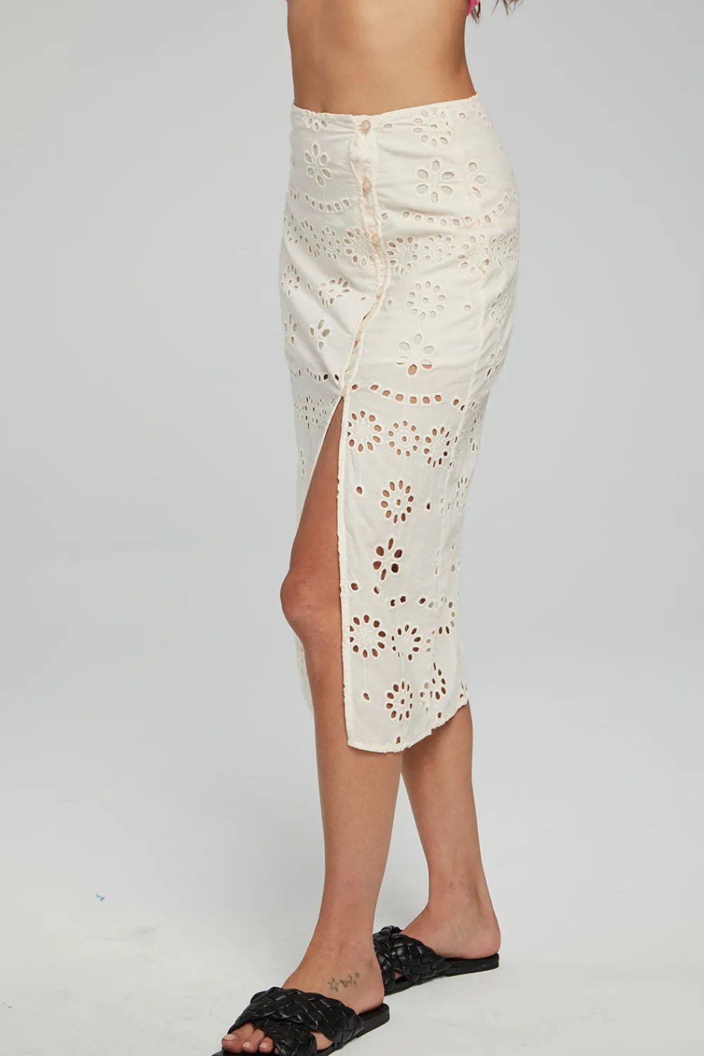 New Belle Midi Skirt - Gardenia Women Loungewear|Bottoms