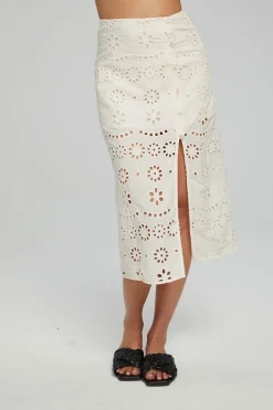 New Belle Midi Skirt - Gardenia Women Loungewear|Bottoms