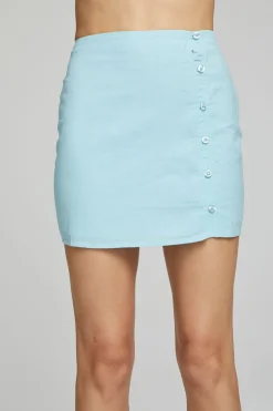 Online Belle Mini Skirt - Clear Sky Women Loungewear|Bottoms