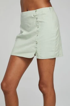 New Belle Mini Skirt - Sage Women Loungewear|Bottoms