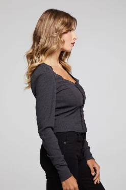 Best Sale Betsey Licorice Long Sleeve Women Loungewear|Tops
