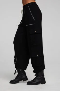 Store Bily Shadow Black Jogger Women Loungewear|Bottoms