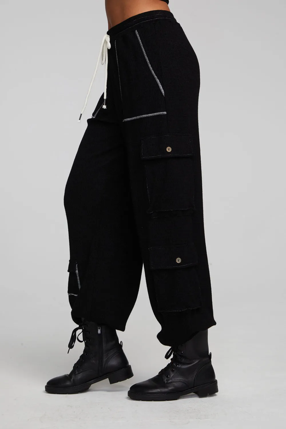 Store Bily Shadow Black Jogger Women Loungewear|Bottoms