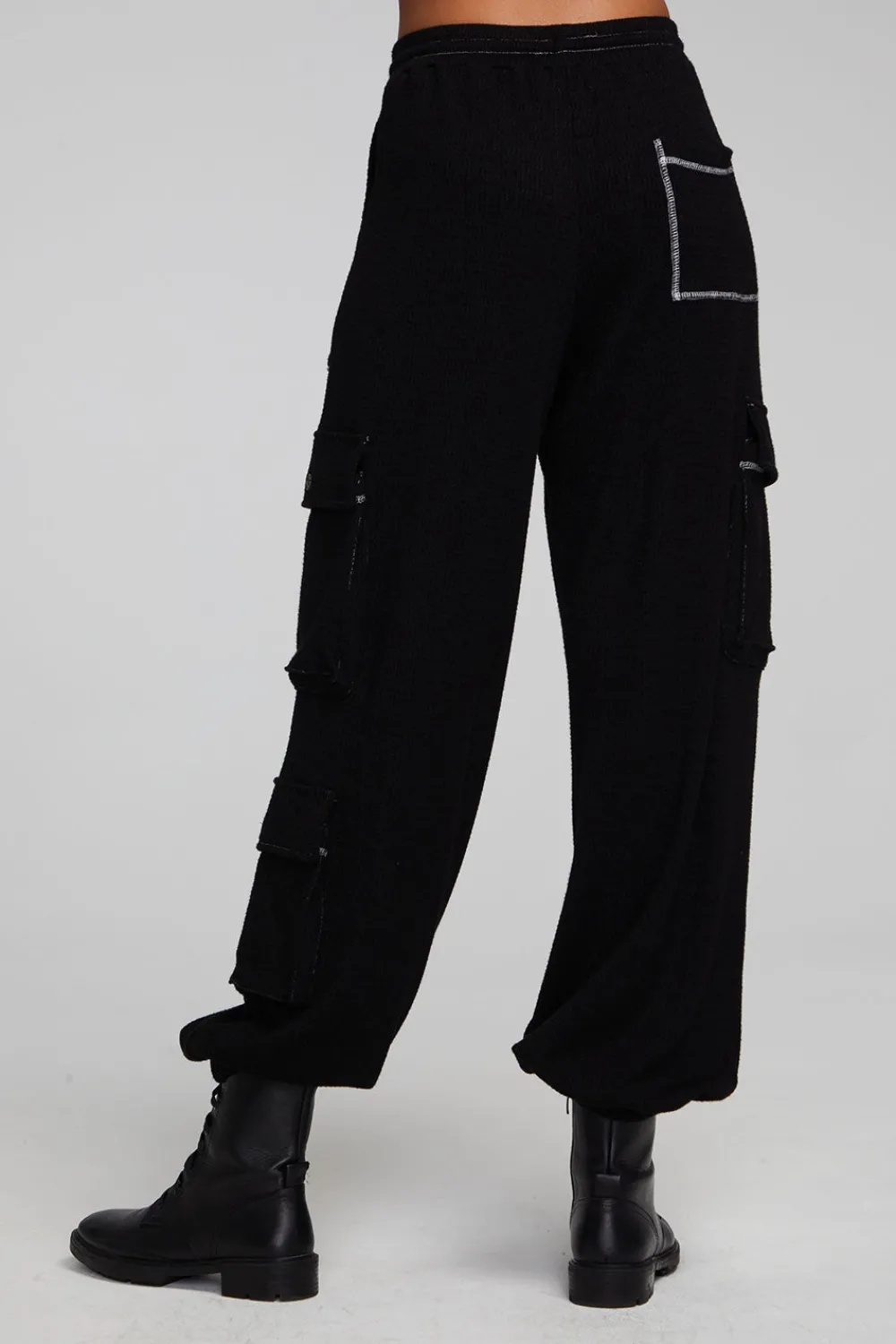Store Bily Shadow Black Jogger Women Loungewear|Bottoms