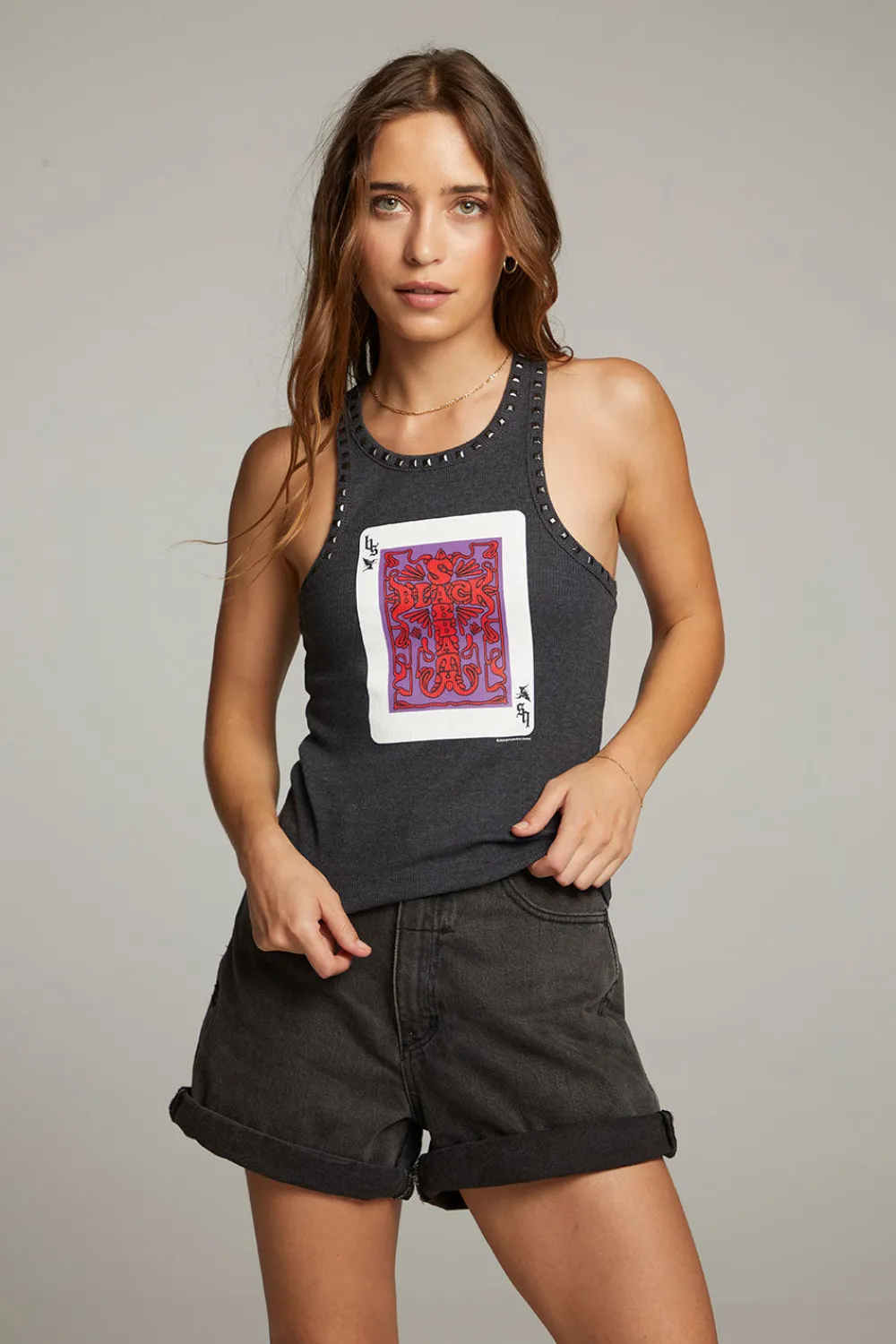 Shop Black Sabbath Cross Tank Women Loungewear|Tops