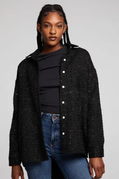 Online Blake Licorice Button Down Women Loungewear|Tops