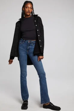 Online Blake Licorice Button Down Women Loungewear|Tops