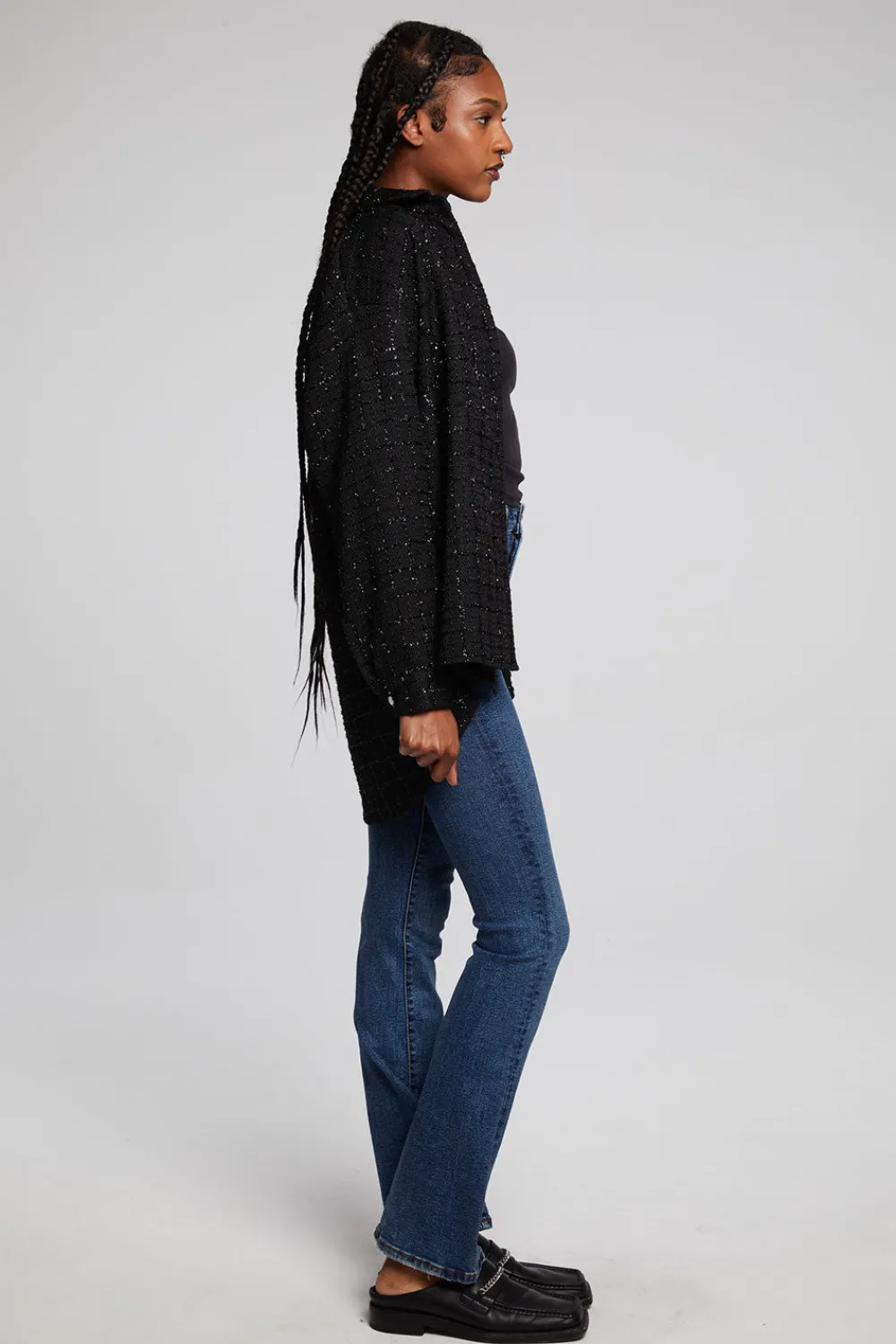 Online Blake Licorice Button Down Women Loungewear|Tops