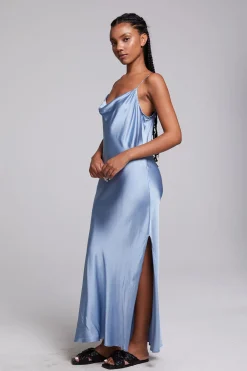 Fashion Bleeker Blue Grotto Midi Dress Women Loungewear|Dresses