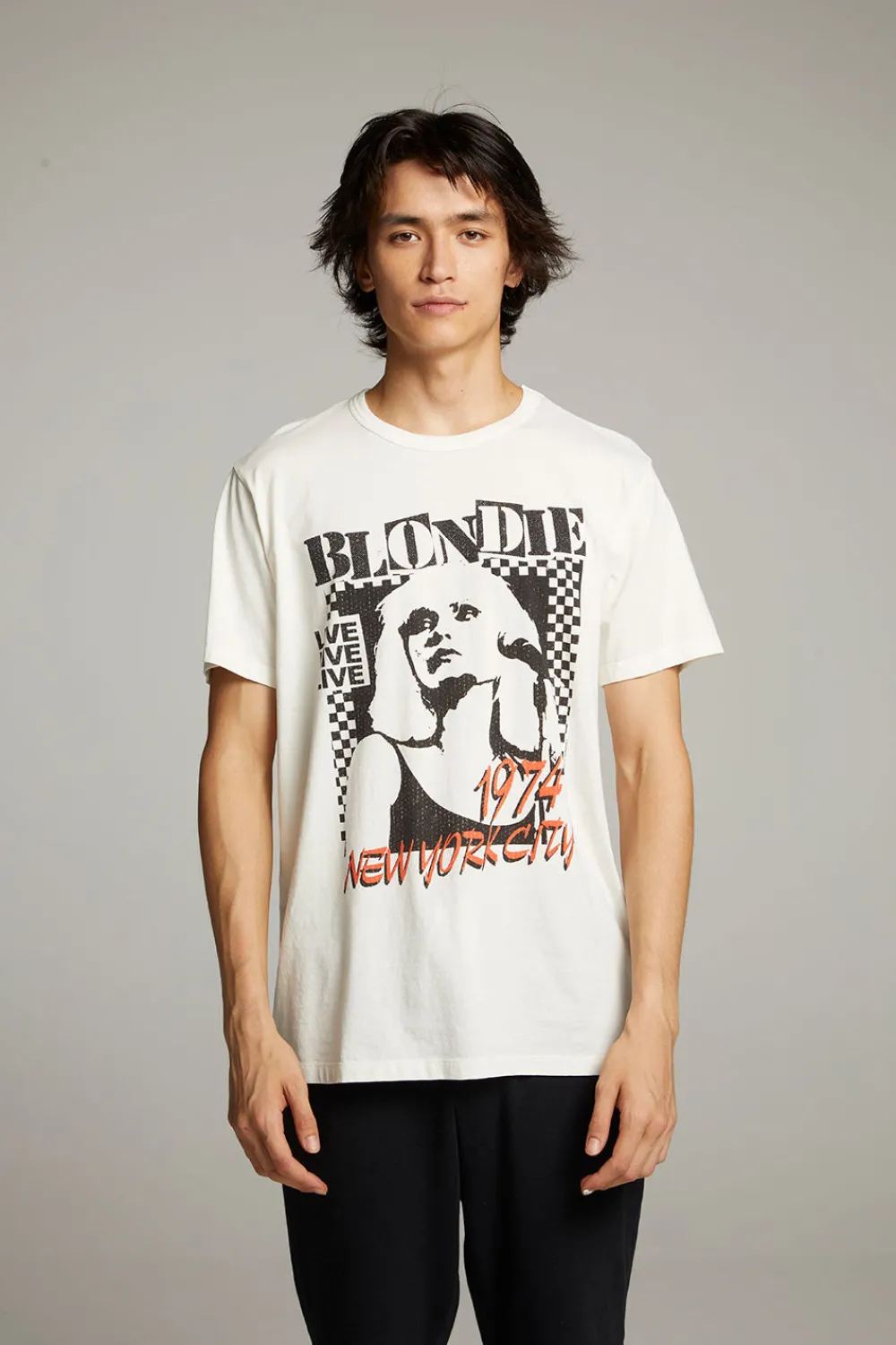Sale Blondie New York City 1974 Crew Neck Tee Women Tops|Music