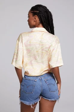 Best Bocelli Vanilla Button Down Women Loungewear|Tops